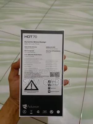 New Infinix Hot 70 256 GB Orange