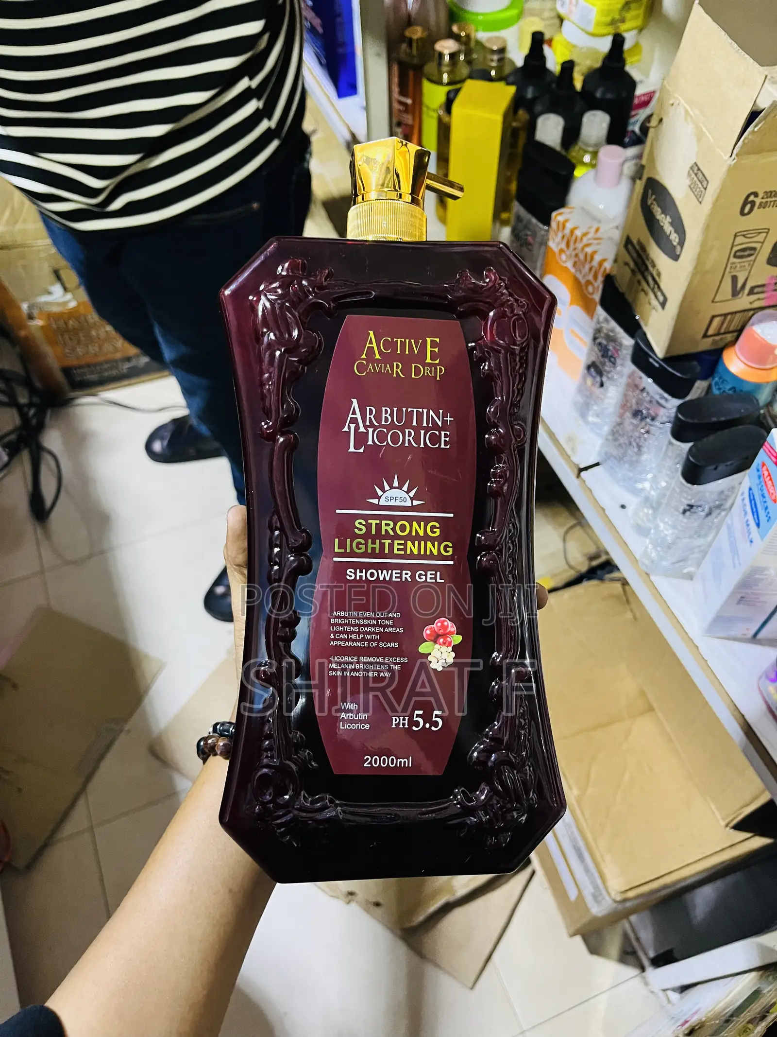 Active Caviar Arburtin +Licorice Body Wash