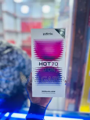 New Infinix Hot 70 256 GB Black