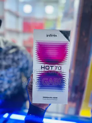New Infinix Hot 70 256 GB Black