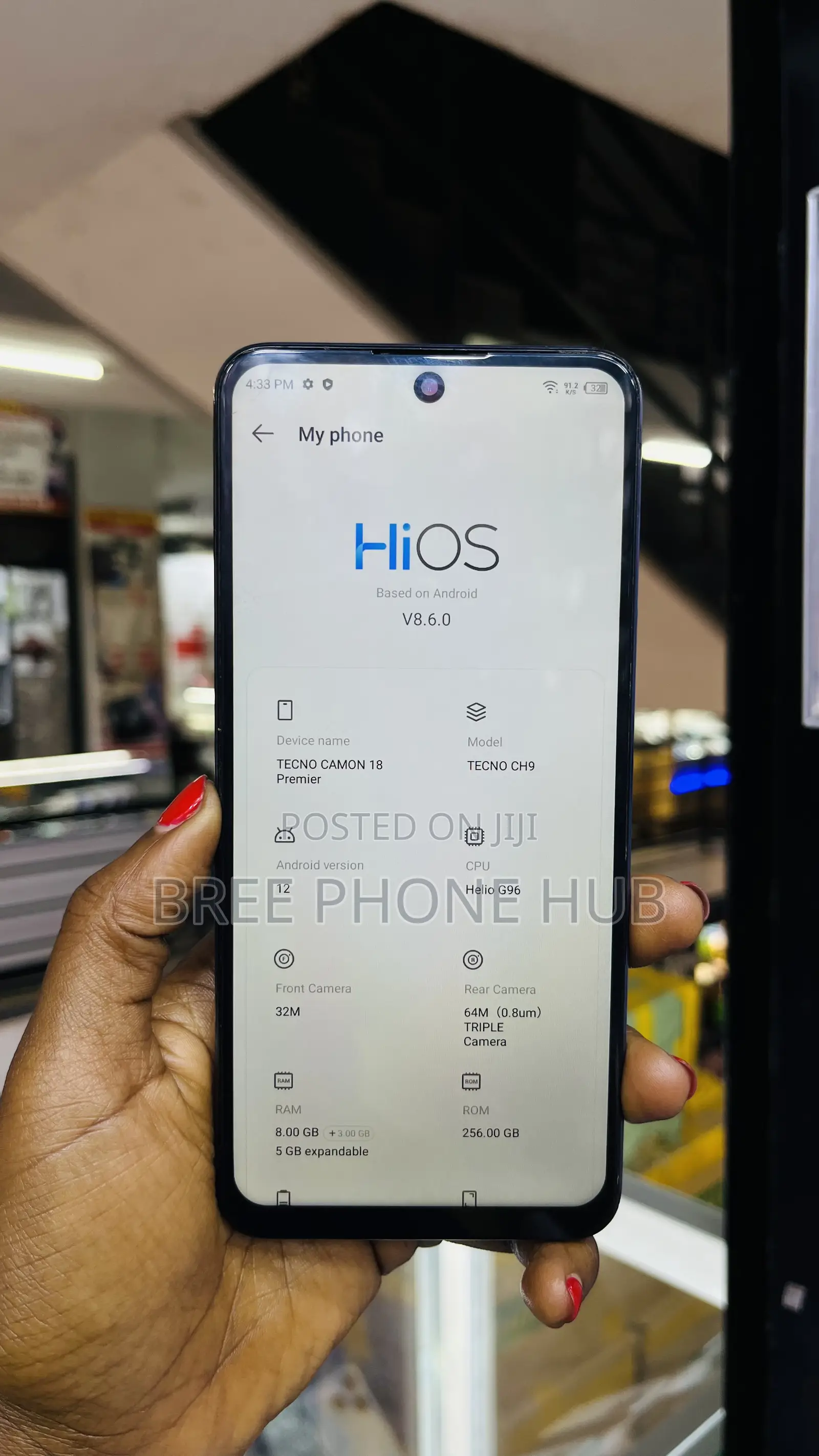 Tecno Camon 18 Premier 256 GB Purple