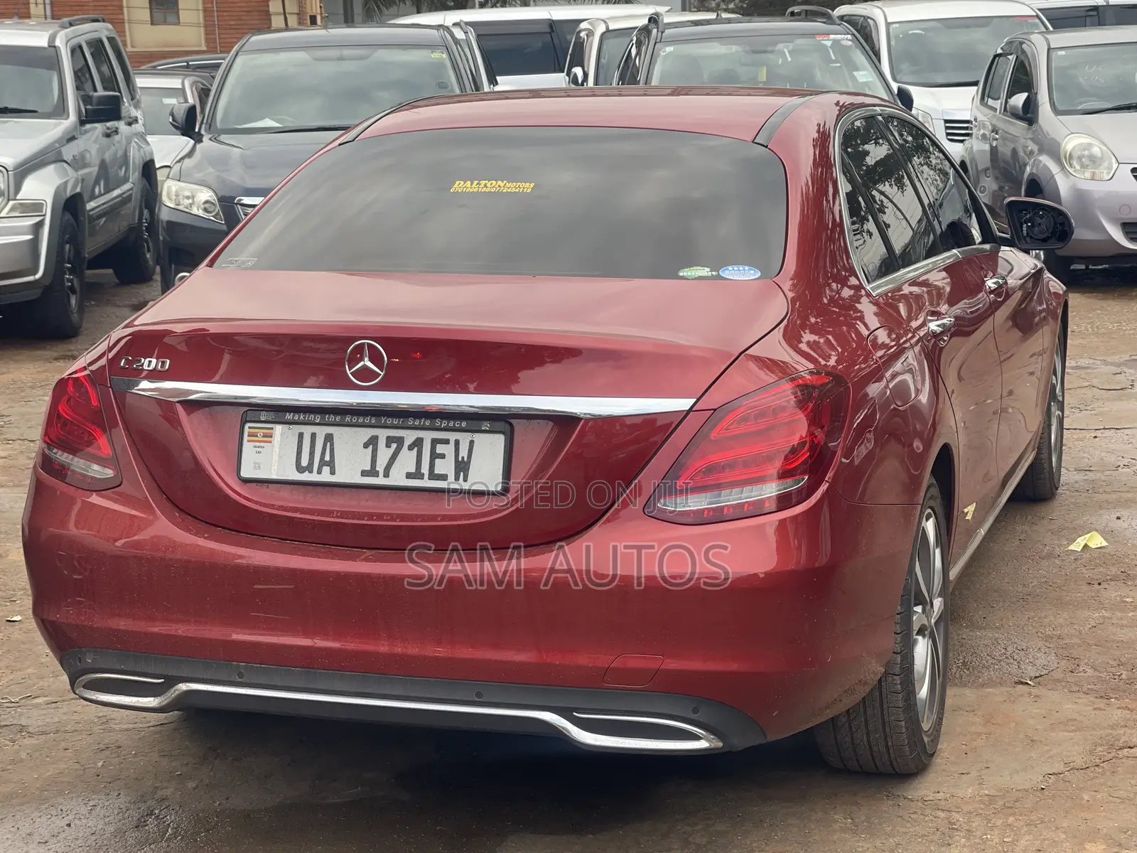 Mercedes-Benz C200 2017 Red