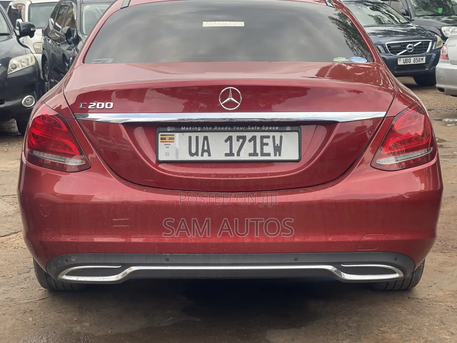 Mercedes-Benz C200 2017 Red