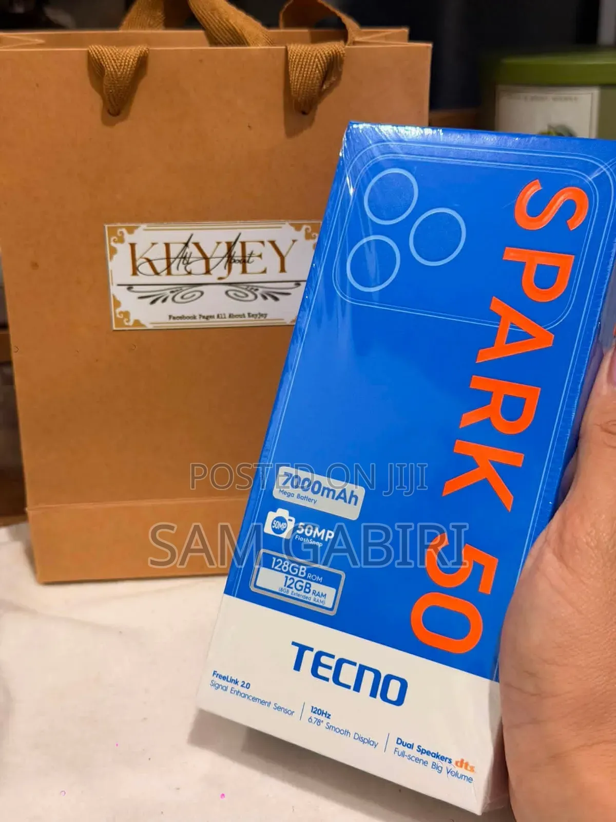 New Tecno Spark 50 128 GB Black