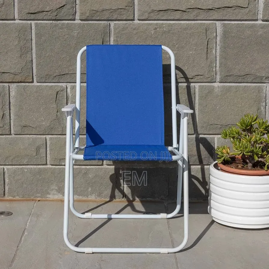 Portable, High-Back Folding Beach and Camping Chair