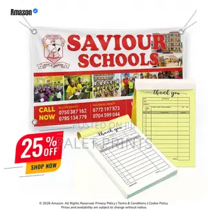 School Banner + A5 Receipt Book Combo Business Starter Pack
