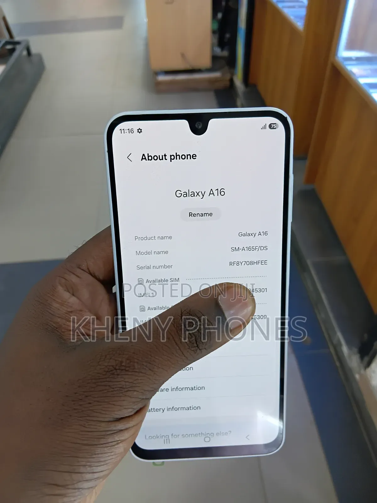 Samsung Galaxy A16 128 GB White