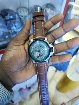 Panerai
'Luminor Tourbillon GMT Lo Scienziato' Titanium Wristwatch