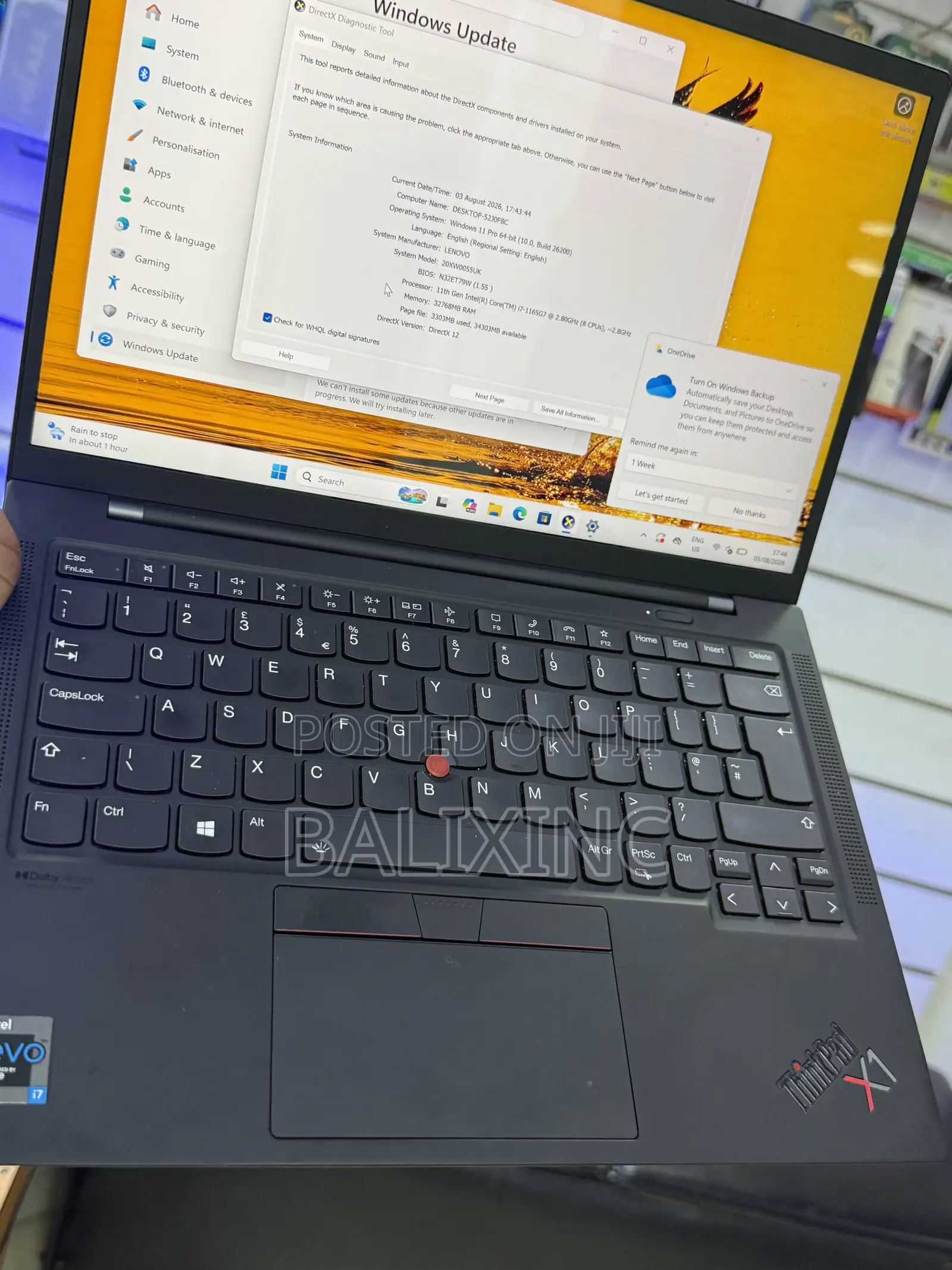 Laptop Lenovo ThinkPad X1 Carbon 32GB Intel Core i7 SSD 256GB