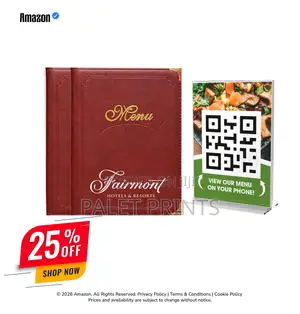 Restaurant Menu + Qr Code Menu Hotel Starter Pack