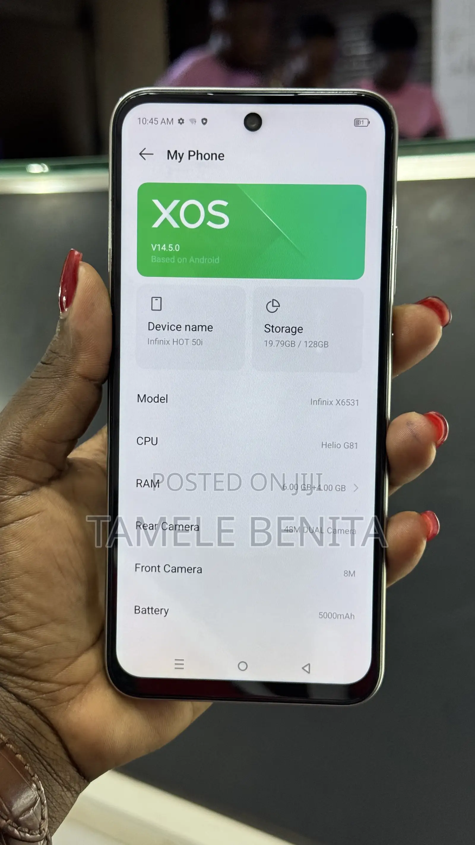 Infinix Hot 50i 128 GB Gray