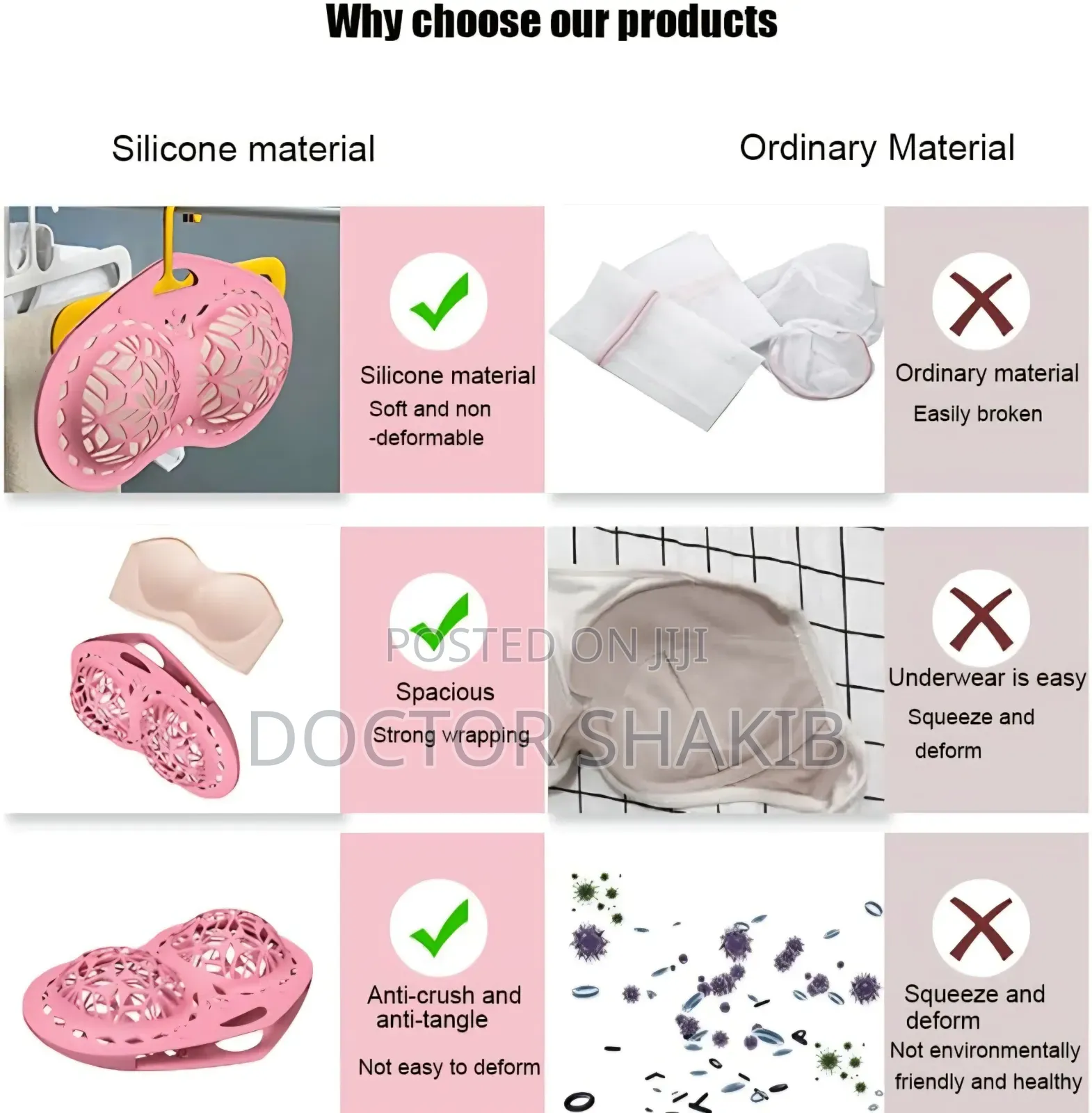 Silicone Bra Washing Bag