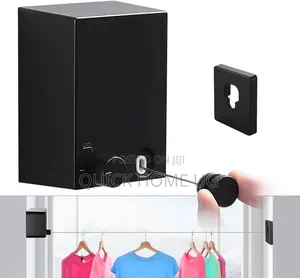 Retractable Clothesline, Clothes Hanger-Space Saving