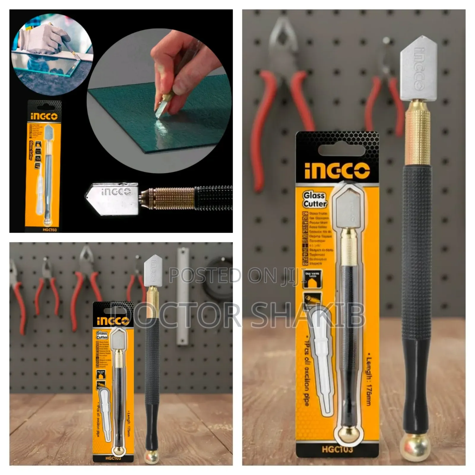 INGCO Glass Cutter Tool Diamond High Quality
