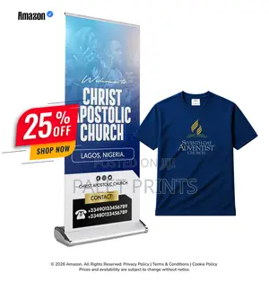 Pullup Banner + Shirt Promotional Combo