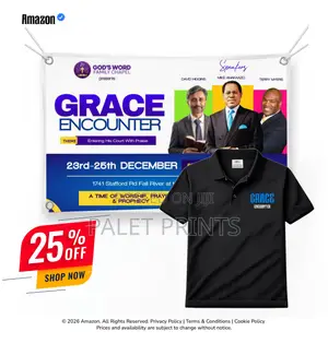 Church Banner + Polo Shirt Promotional Combo