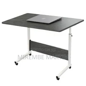 Adjustable Wooden Breakfast in Bed/Laptop Table Stand - Grey