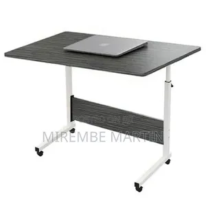 Adjustable Wooden Breakfast in Bed/Laptop Table Stand - Grey