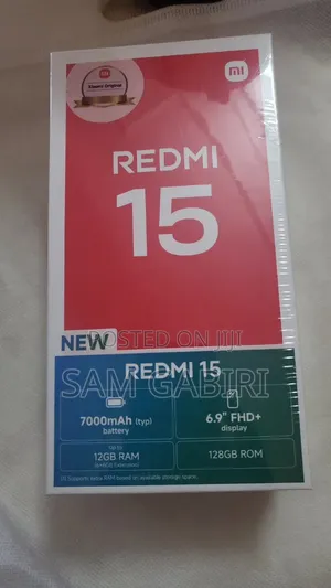 New Xiaomi Redmi 15 256 GB Black