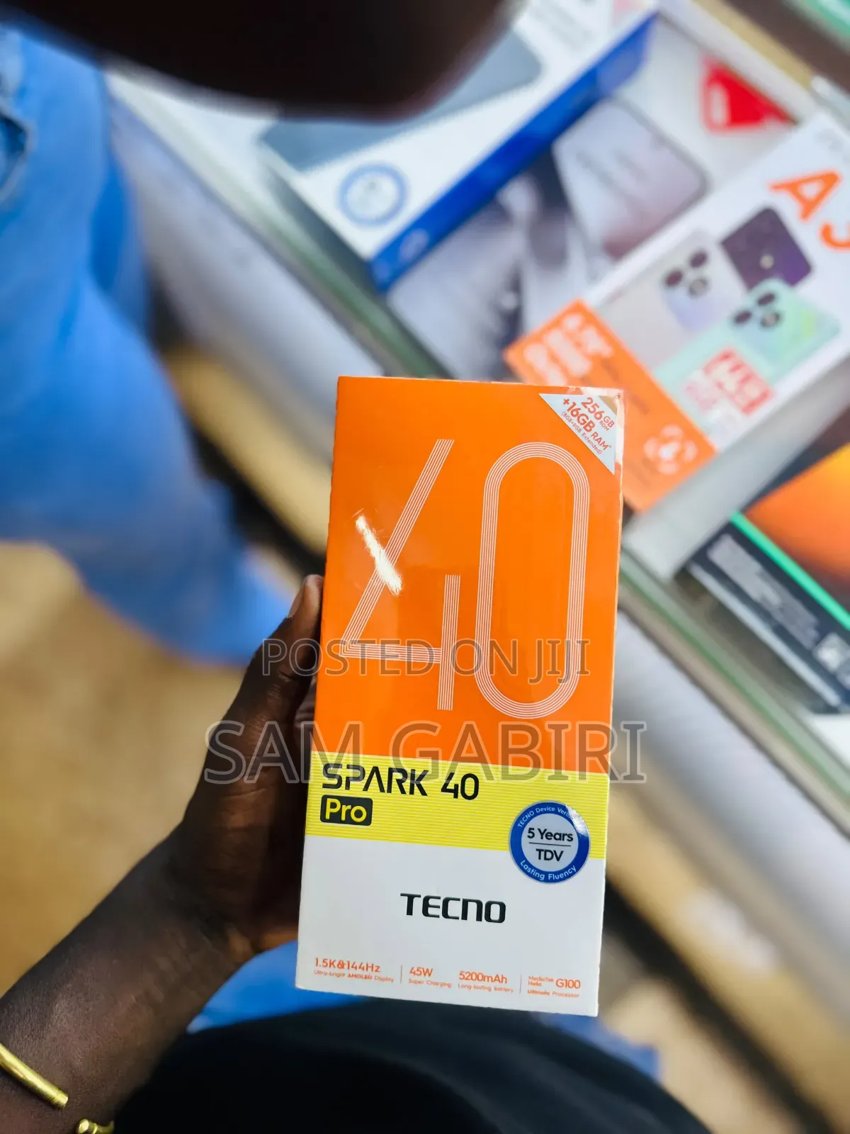New Tecno Spark 40 Pro 256 GB White