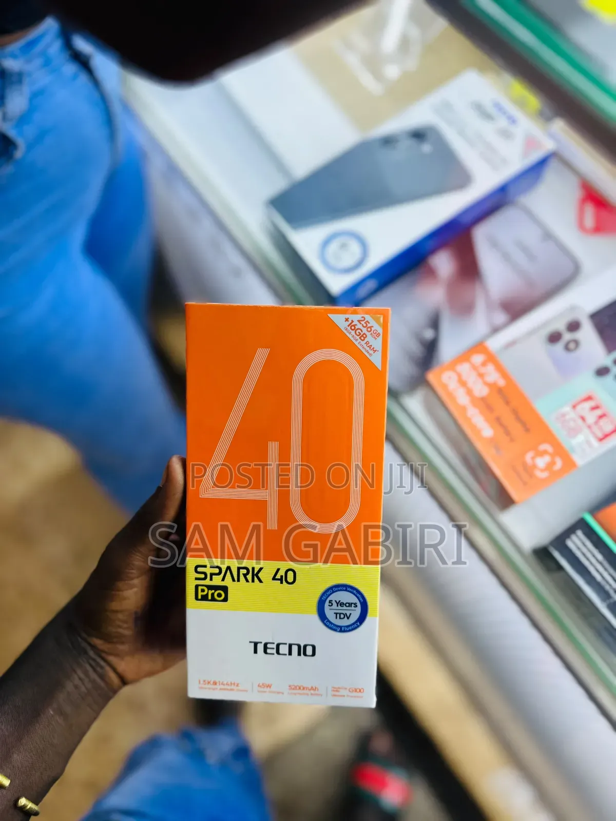 New Tecno Spark 40 Pro 256 GB Silver