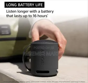 SRS-XB100 Wireless Bluetooth Portable Lightweight Super-Compact