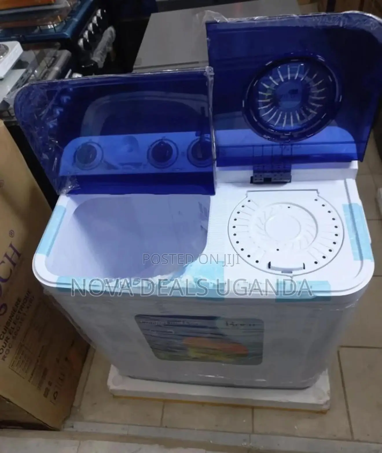 Roch 7Kg Twin Tub/Top Loader Washing Machine-White