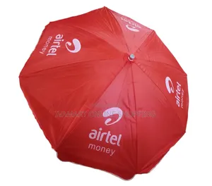 Airtel or MTN Branded Mobile Money Umbrellas - Medium Size 43 Inches