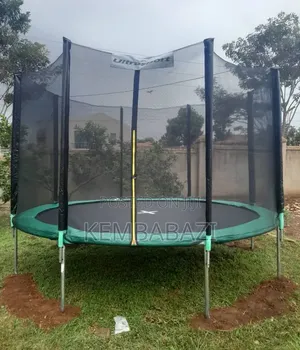 12feet Outdoor Trampoline With Safety Enclosure