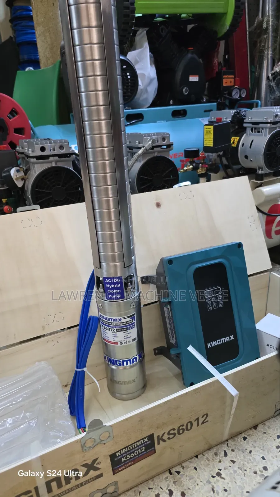 Both Solar and Electric Submersible Pump 203m