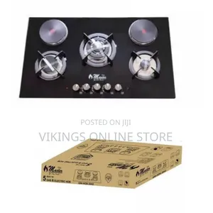 Electro Master 3 Burner Gas 2 Plate Electric Hob Built-in Countertop