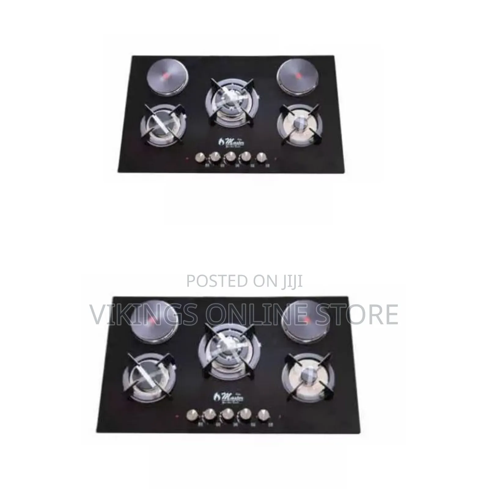 Electro Master 3 Burner Gas 2 Plate Electric Hob Built-in Countertop