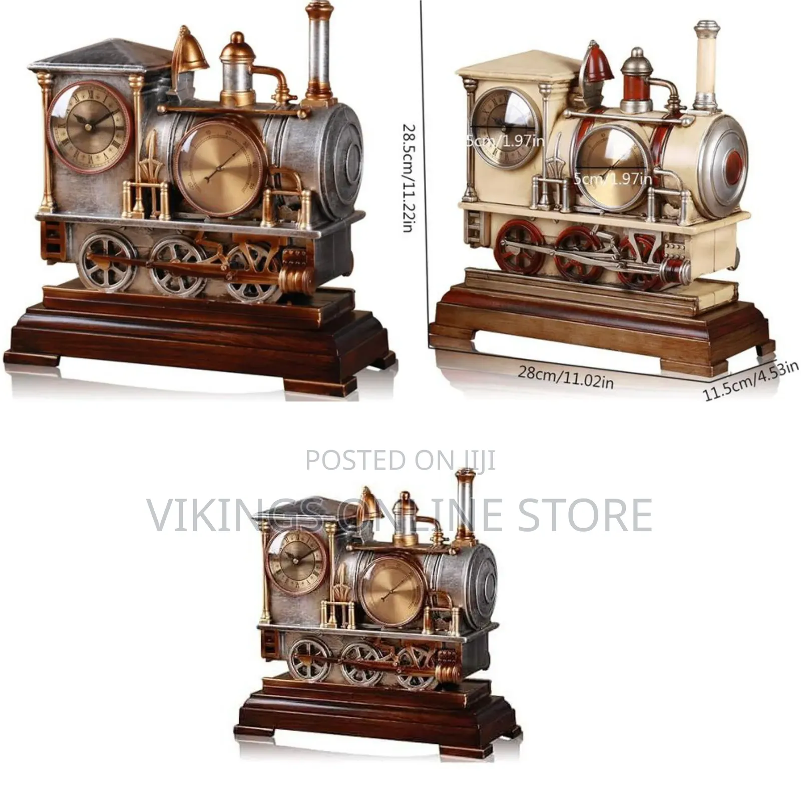Floor Clocks Table Clock European Style Pendulum Clock Locomotive