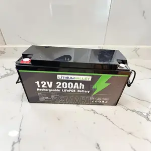Heavy-Duty 200Ah Lithium Battery for Solar Backup Power