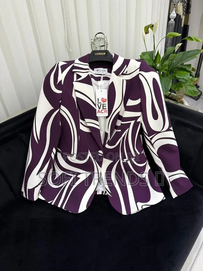 Ladies Animals Print Blazers