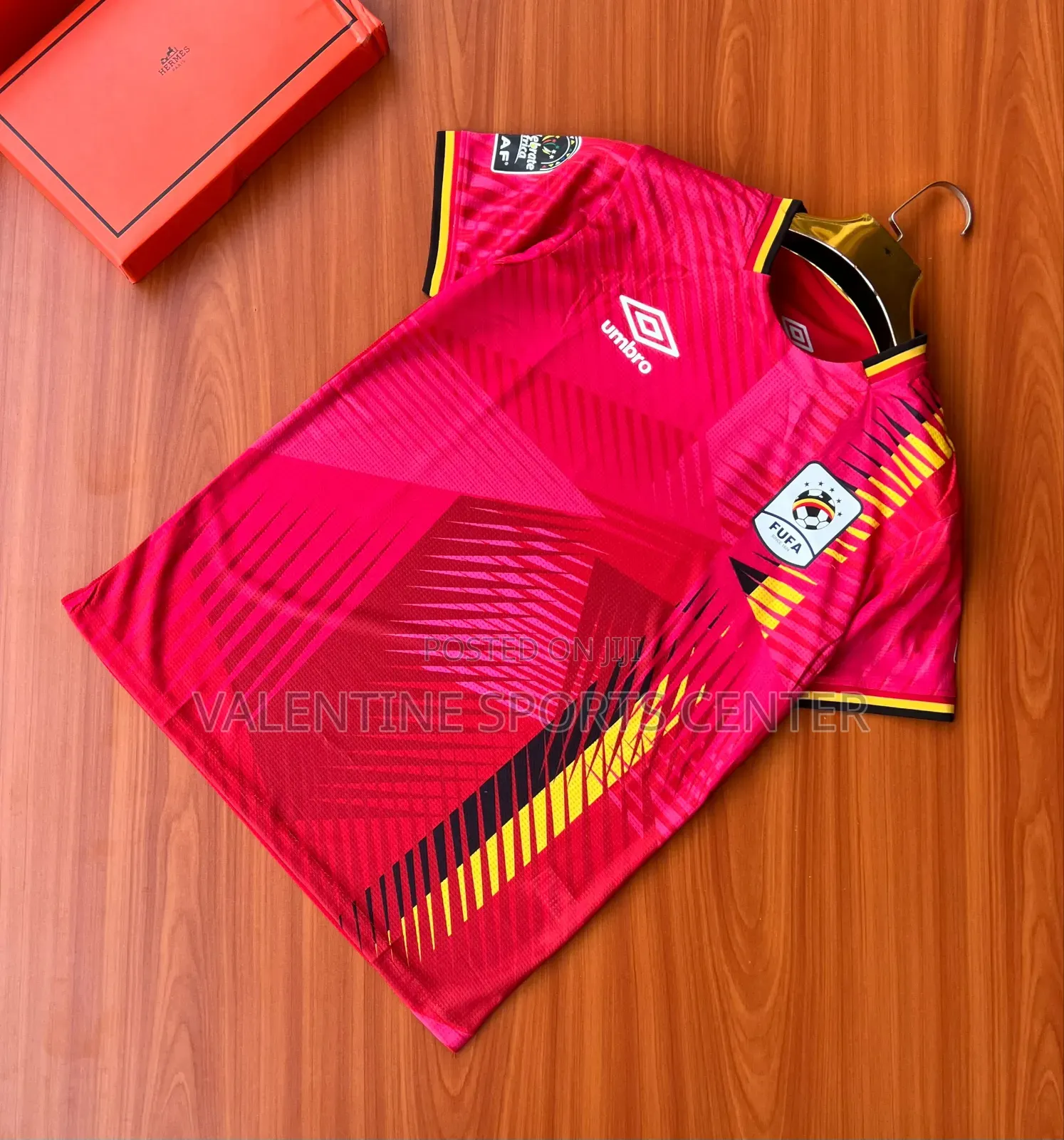 High Quality Uganda Crane Jersey Original Material