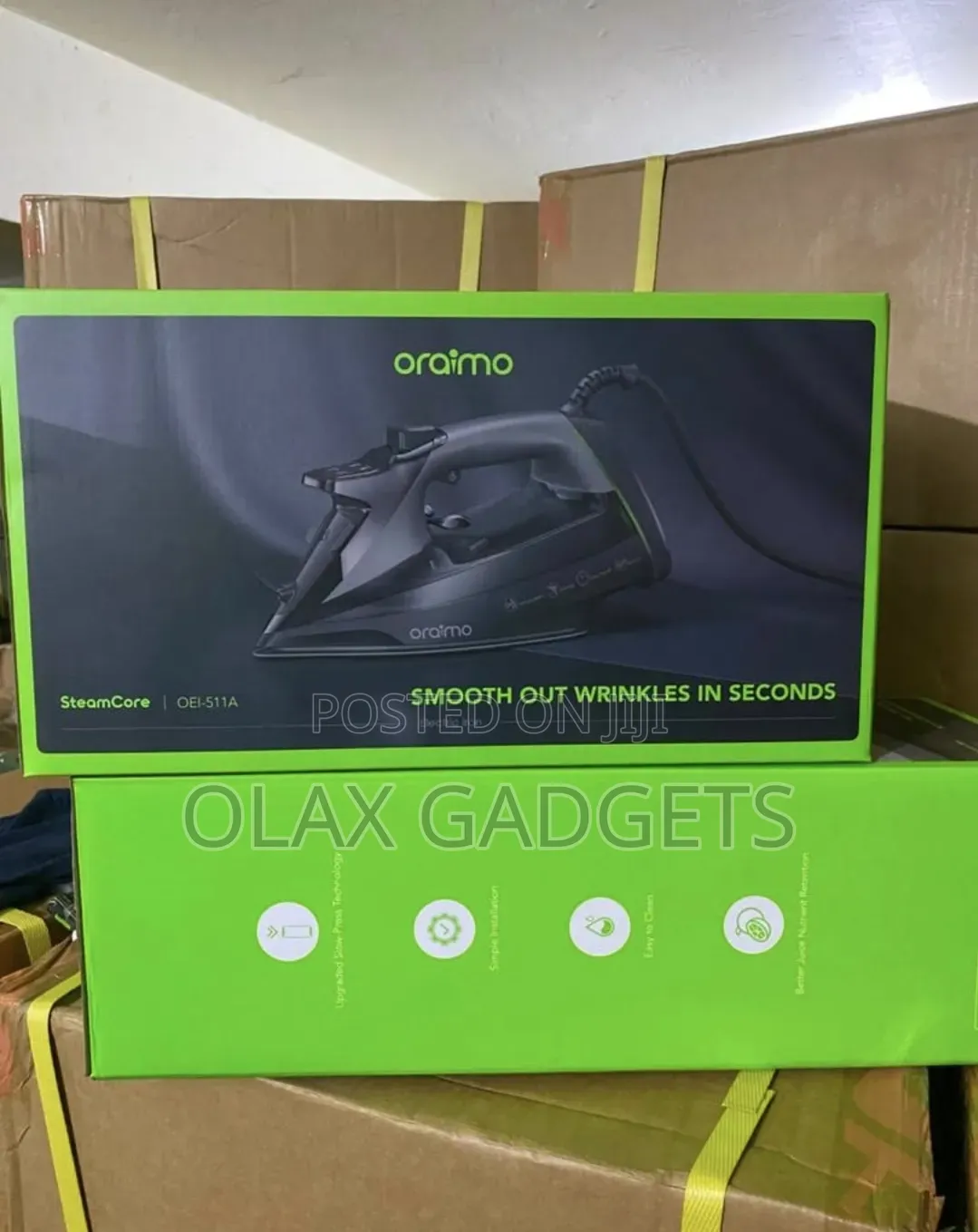 Oraimo SteamCore 2500W LED Display Electric Iron - Brand New Fast