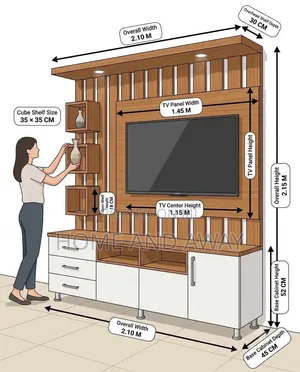 TV Stands/Anastasia Wall Unit TV Stands From 1,700,000/- In Any Colour