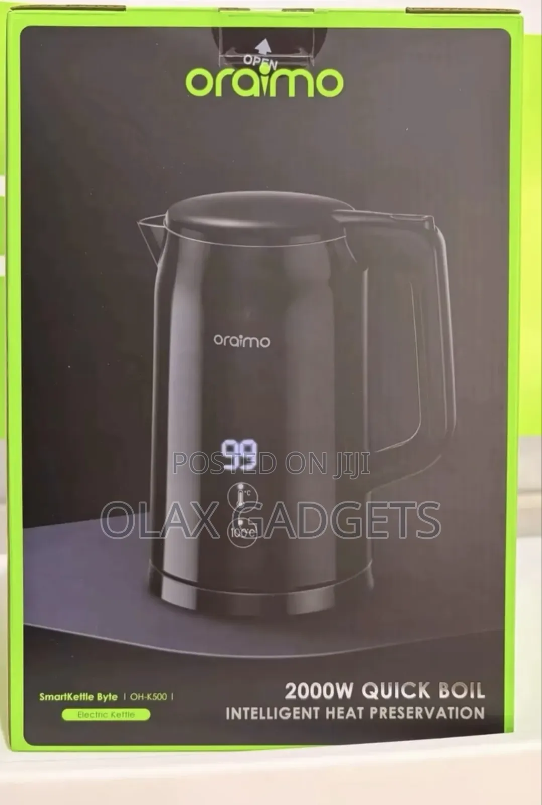 Oraimo SmartKettle Byte 2000W 304 Stainless Steel Kettle - Brand New