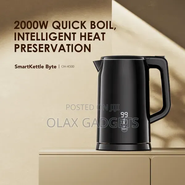 Oraimo SmartKettle Byte 2000W 304 Stainless Steel Kettle - Brand New