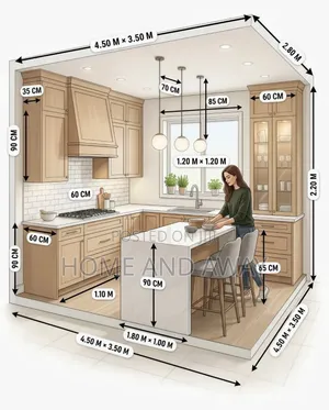 Kitchen Cabinets/Modern Customized Kitchen Cabinets From 8,500,000/-