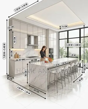 Kitchen Cabinets Ceiling Height Any Colour/Customization 9,000,000/-
