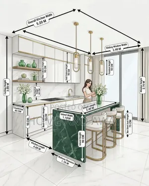 Kitchen Cabinets From 8,800,000/- Only Customized to Your Choice