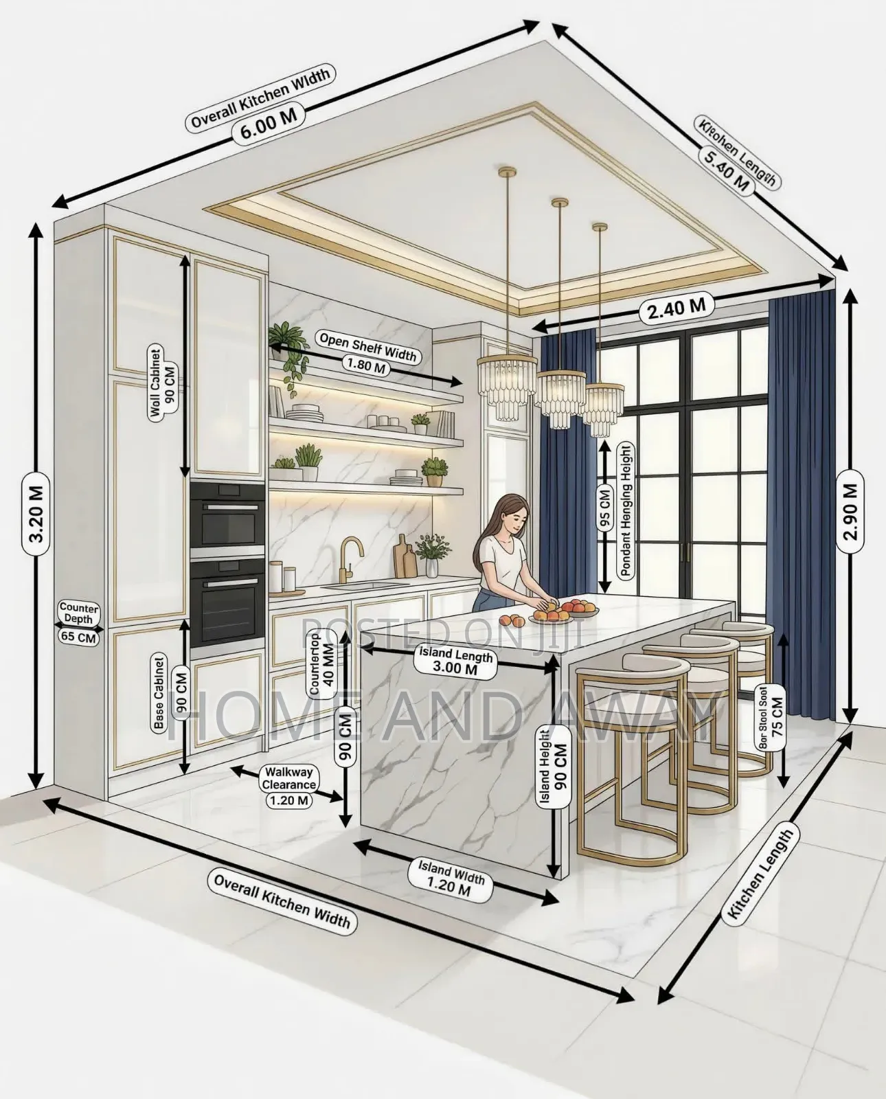 Kitchen Cabinets From 8,800,000/- Only Customized to Your Choice