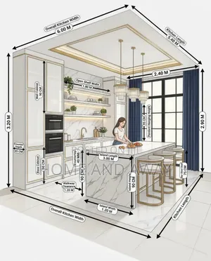 Kitchen Cabinets From 8,800,000/- Only Customized to Your Choice