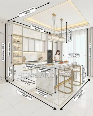 Kitchen Cabinets From 8,800,000/- Only Customized to Your Choice
