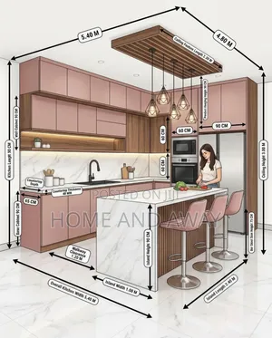 Kitchen Cabinets From 11,000,000/- Made on Order in Any Colour/Design