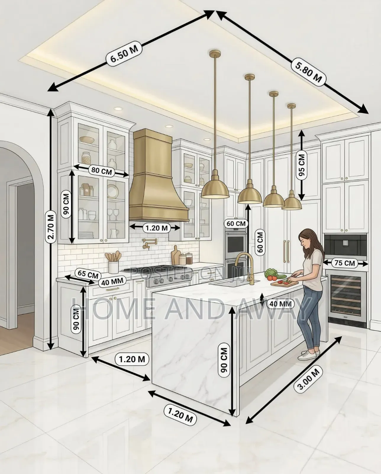 Kitchen Cabinets From 1,000,000/- Per Running Meter. Order With Us Now