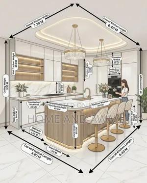 Kitchen Cabinets/Custom Made Design Kitchen Cabinets From 12,500,000/-