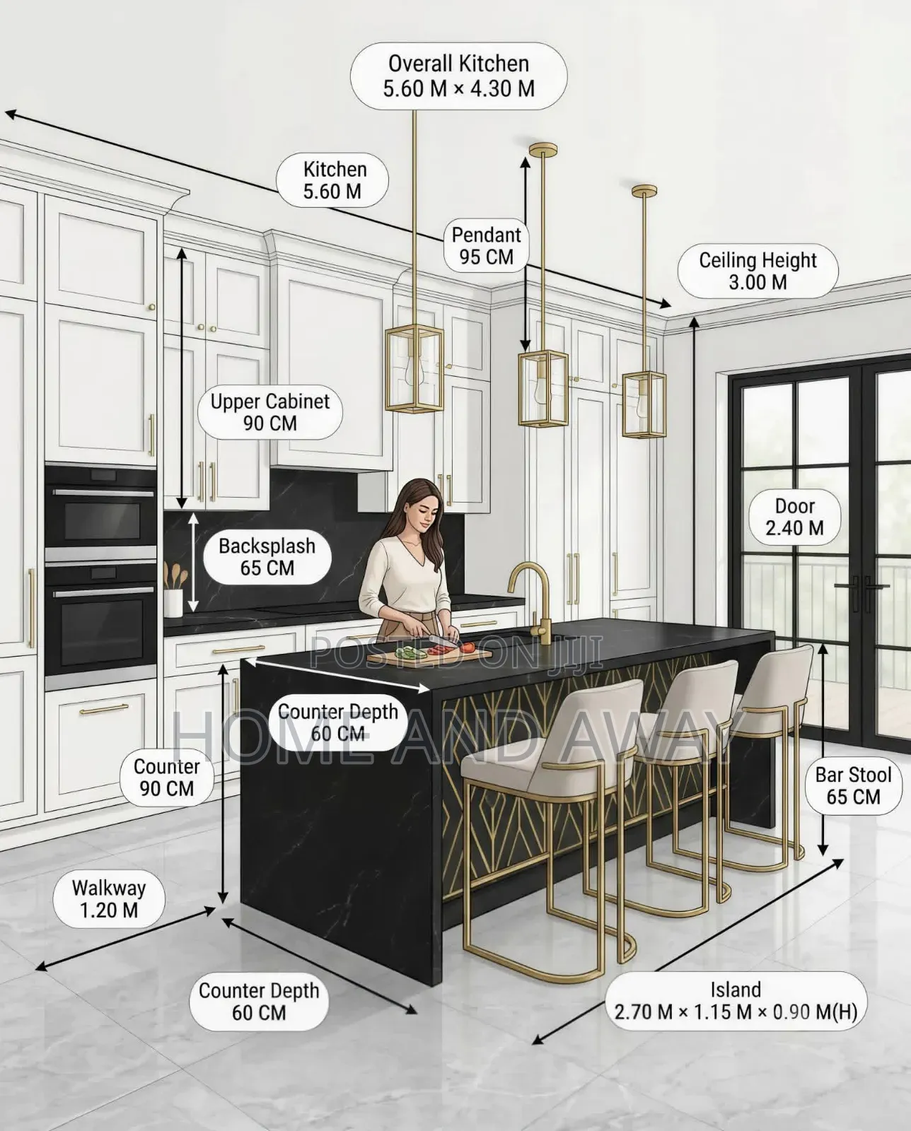 Kitchen Cabinets From as Affordable as 990,000/- Per Running Meter